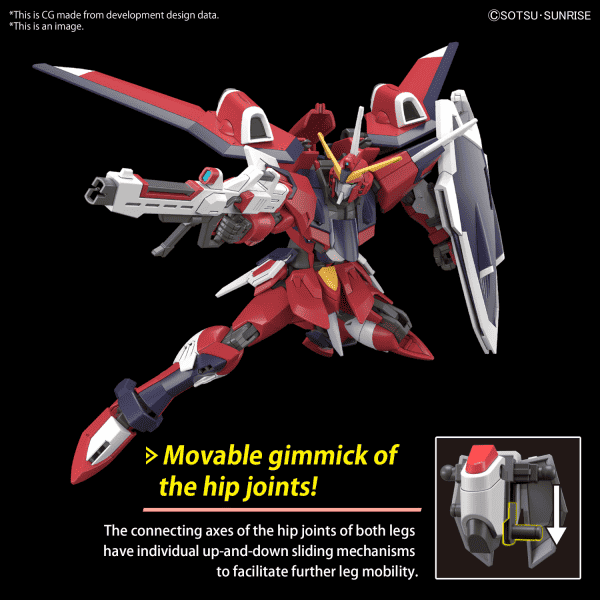 HG 1/144 Immortal Justice Gundam Plastic Model Kit