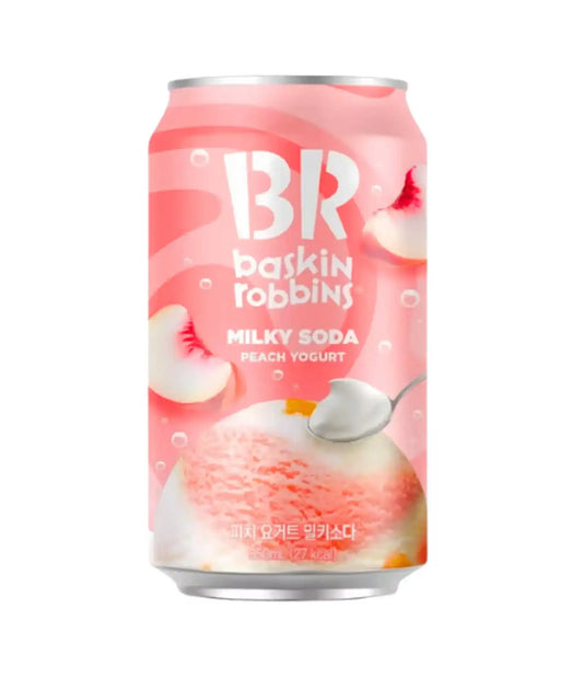 Baskin Robbins - Milky Soda Peach Yogurt 350ml - Premier Trading Cards