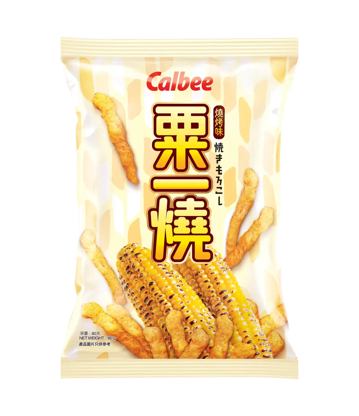 Calbee - Grill-A-Corn BBQ Snack 80g - Premier Trading Cards