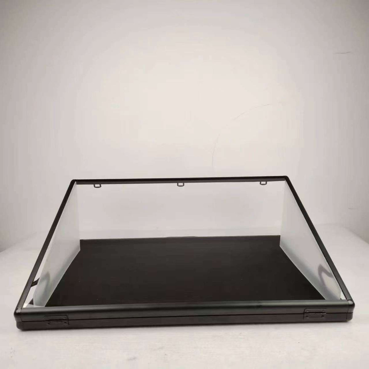 EVORETRO Lockable Showcase Display Case 36x24x1.65" Black – Secure & Stylish Storage for Collectibles - Premier Trading Cards