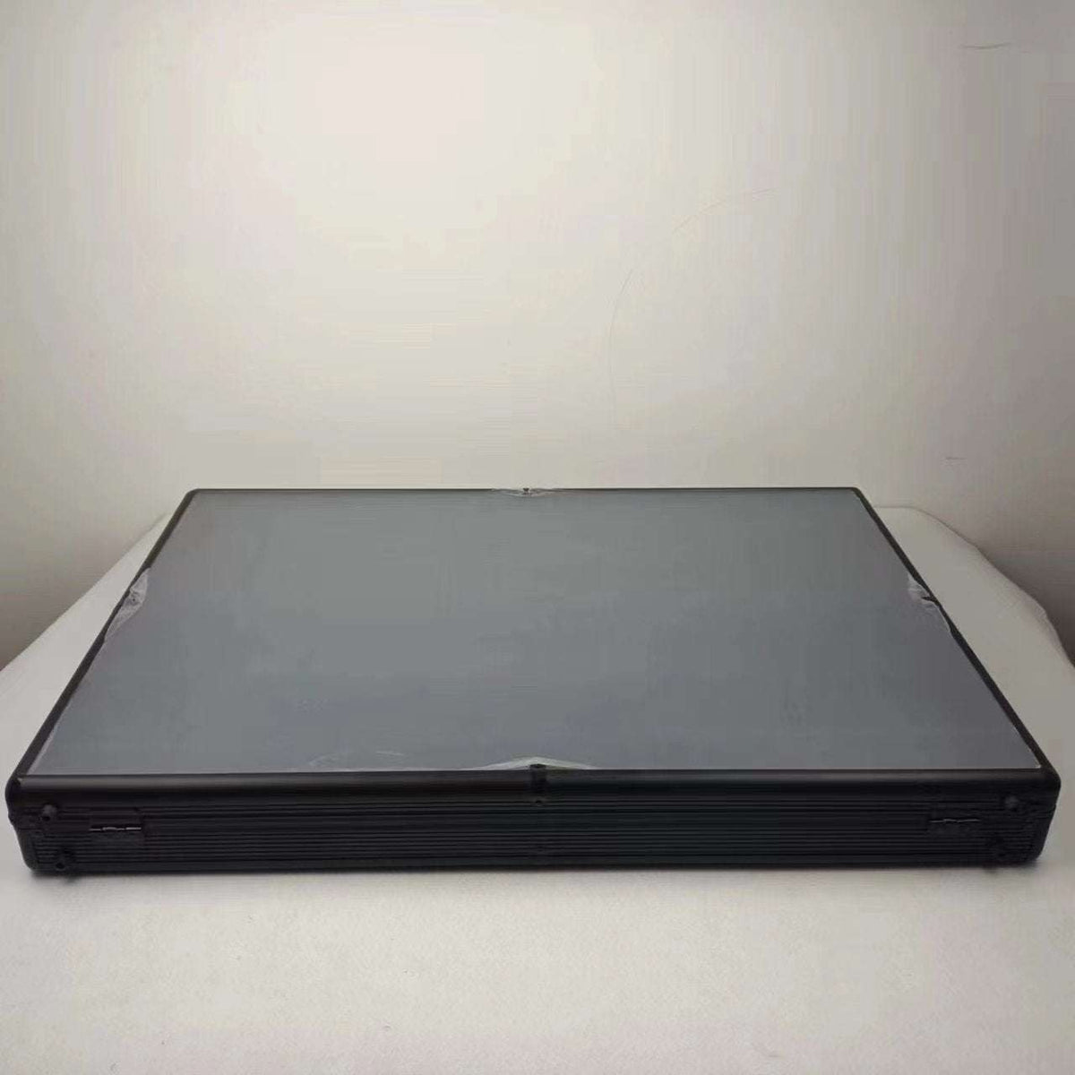 EVORETRO Lockable Showcase Display Case 36x24x1.65" Black – Secure & Stylish Storage for Collectibles - Premier Trading Cards