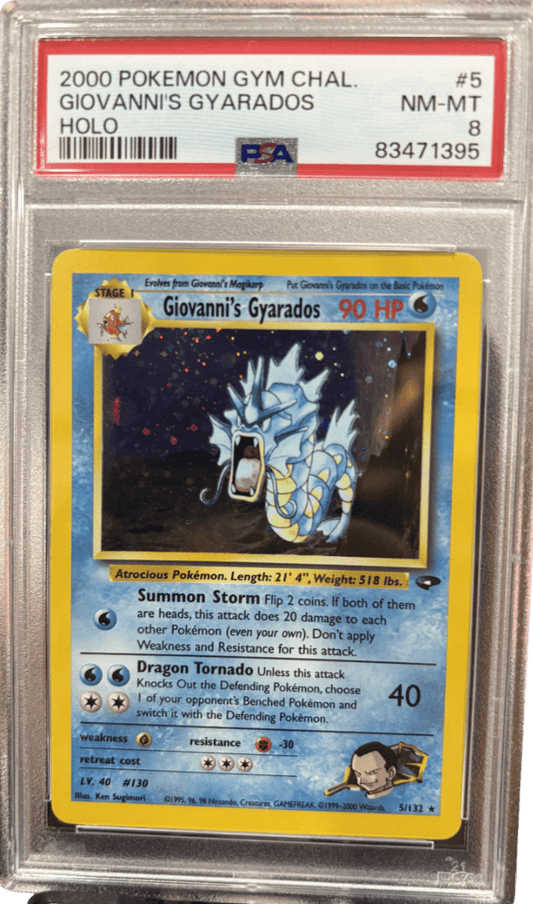 Giovanni's Gyarados - PSA 8 - 5/132