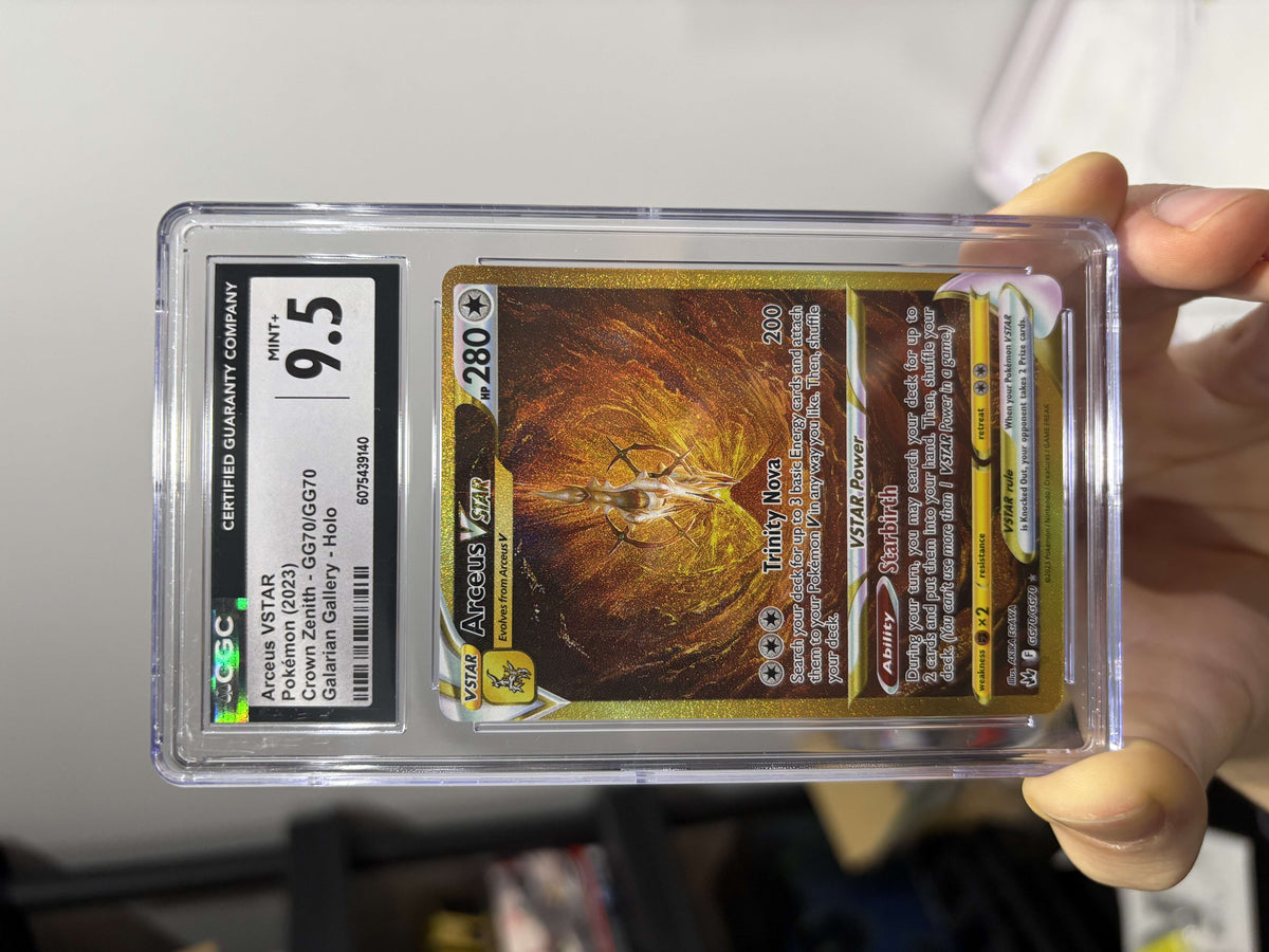 Pokemon TCG - Arceus VStar Crown Zenith Gold GG70 CGC 9.5 - Premier Trading Cards