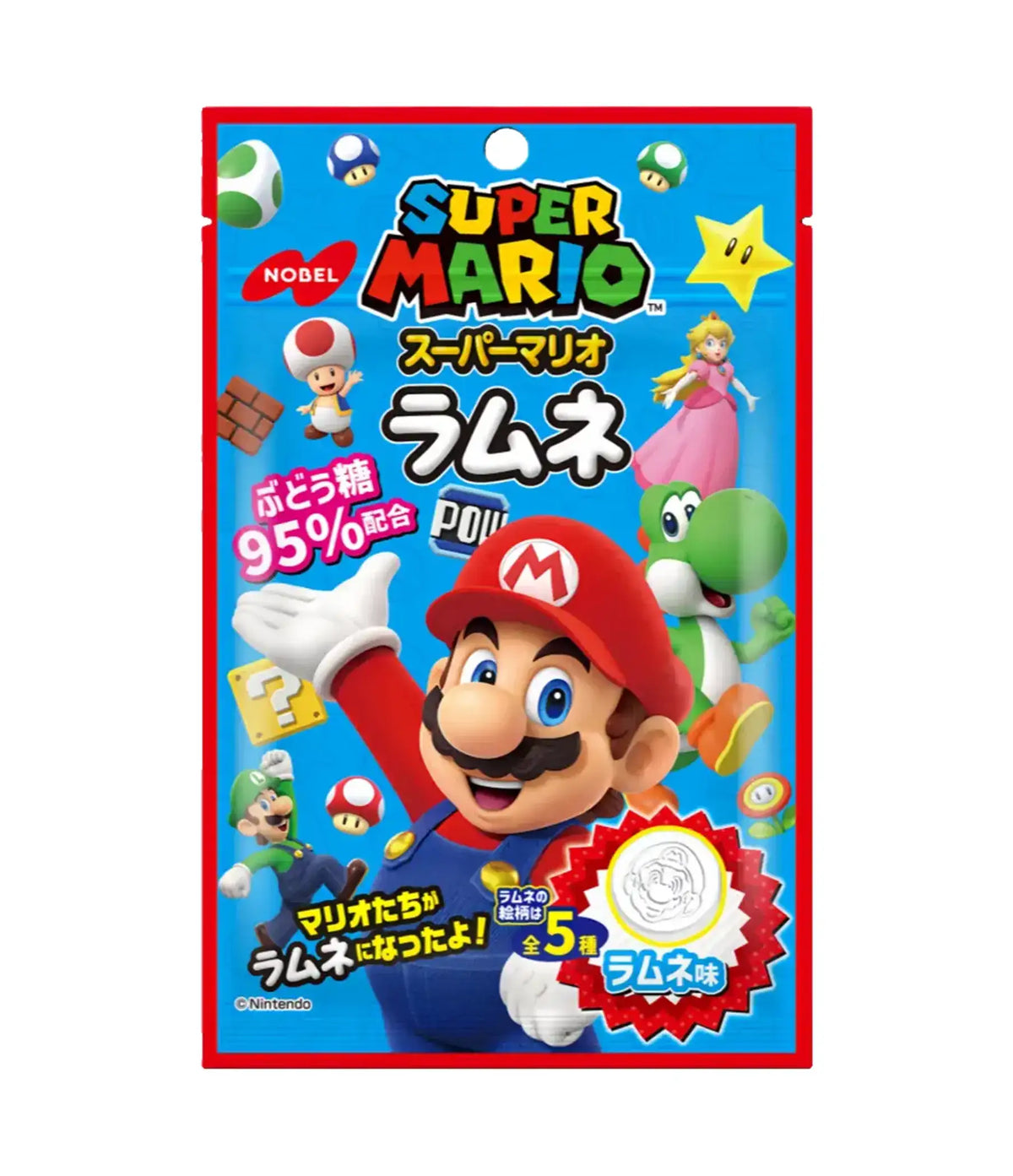 Nobel - Super Mario Ramune Candy 40g - Premier Trading Cards