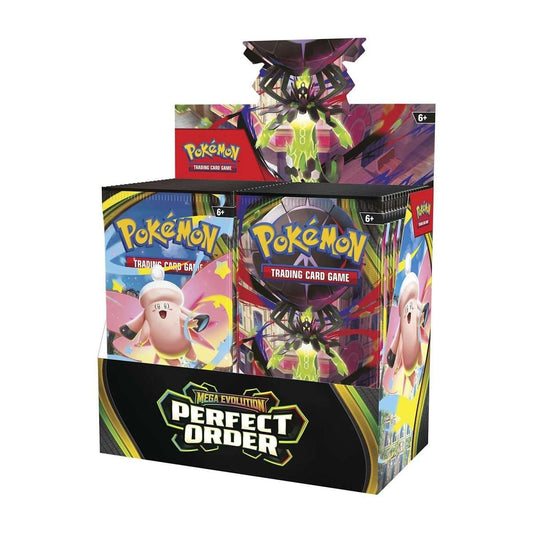 Pokémon TCG: Mega Evolution - Perfect Order Booster Box (PRE-ORDER) - Premier Trading Cards