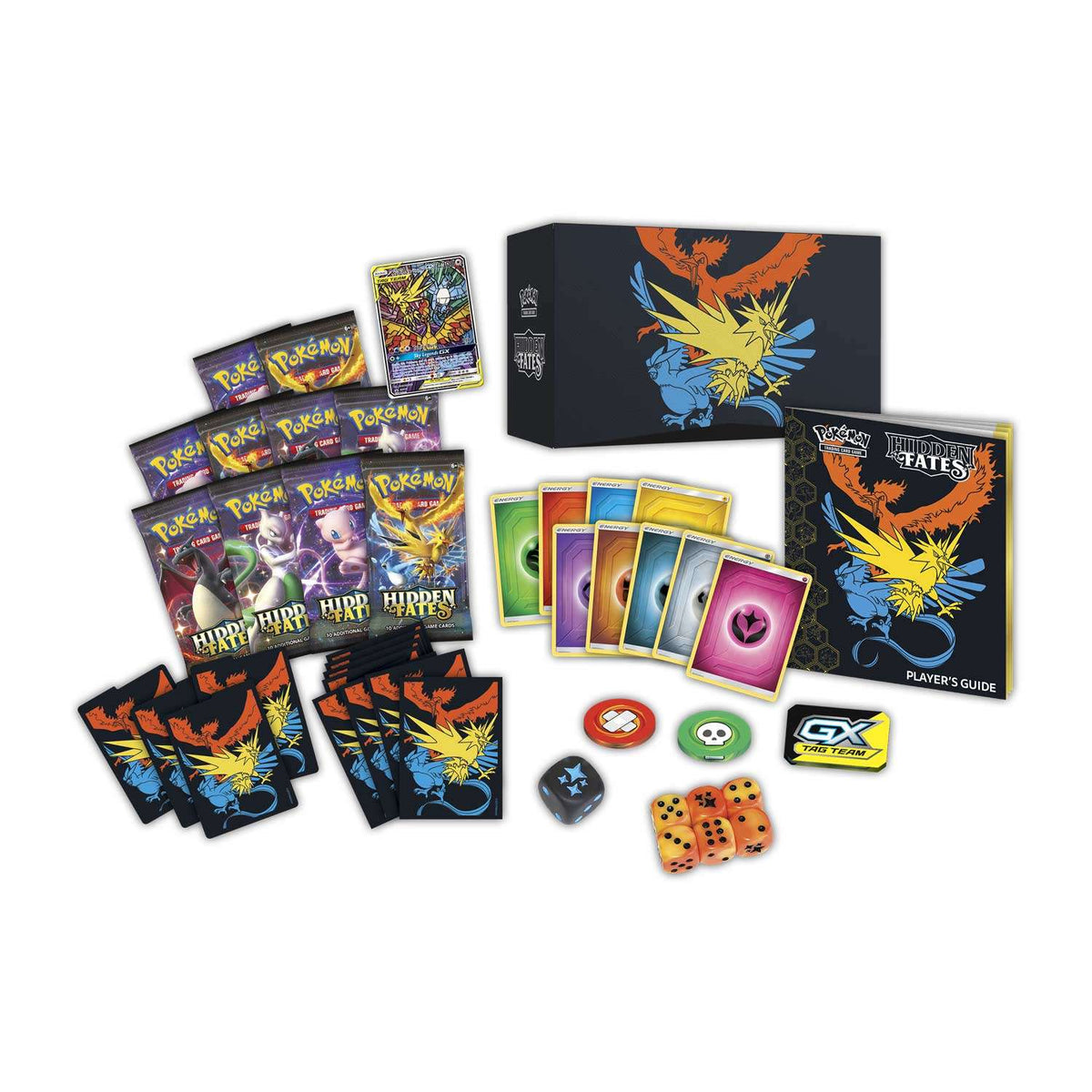 Pokémon TCG - Sun & Moon - Hidden Fates - Elite Trainer Box - Premier Trading Cards