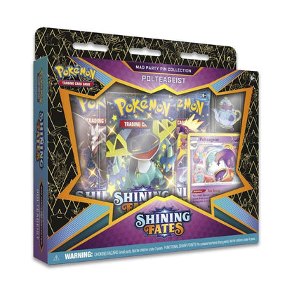 Pokemon Shining Fates Mad Party Pin Collection - Premier Trading Cards