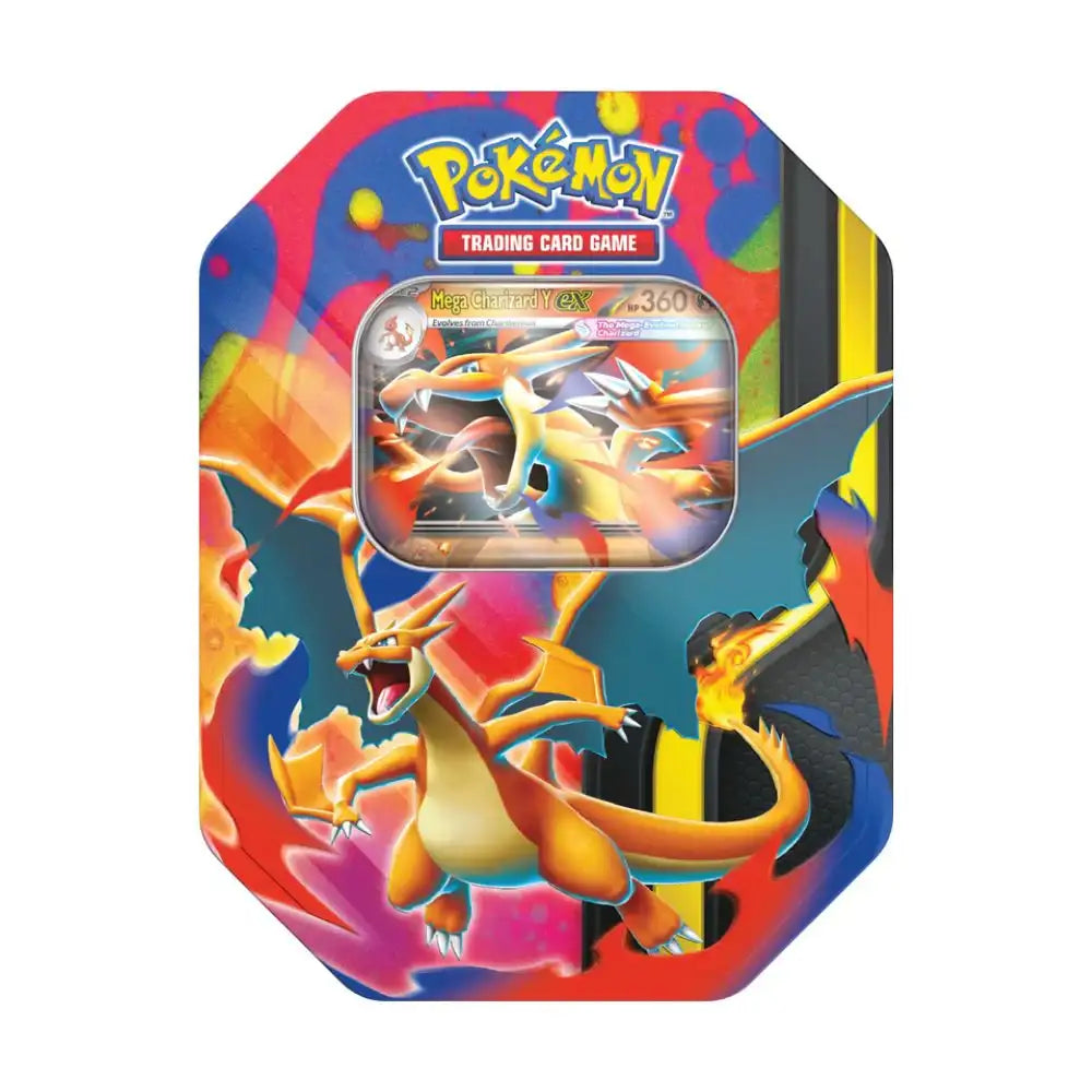 Pokémon TCG: Mega Charizard Tin (PRE-ORDER) - Premier Trading Cards