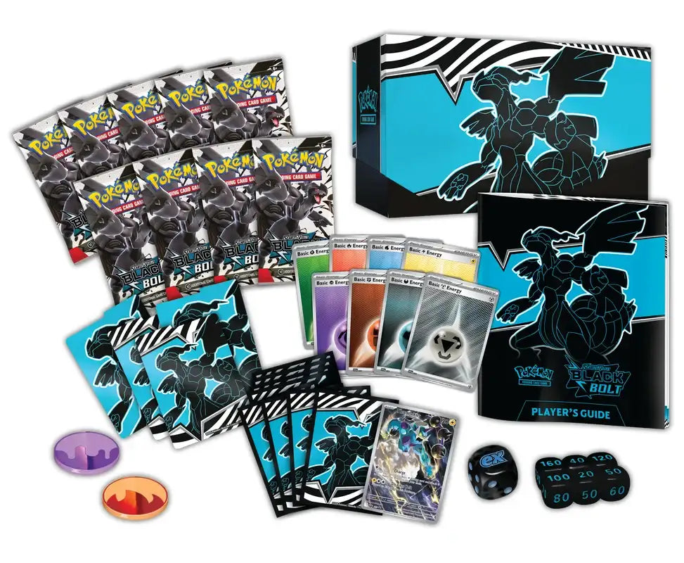 Pokémon TCG: SV10.5 Black Bolt Elite Trainer Box - Premier Trading Cards