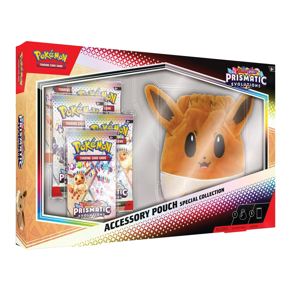 Pokemon SV8.5 Prismatic Evolutions Special Collection Accessory Pouch
