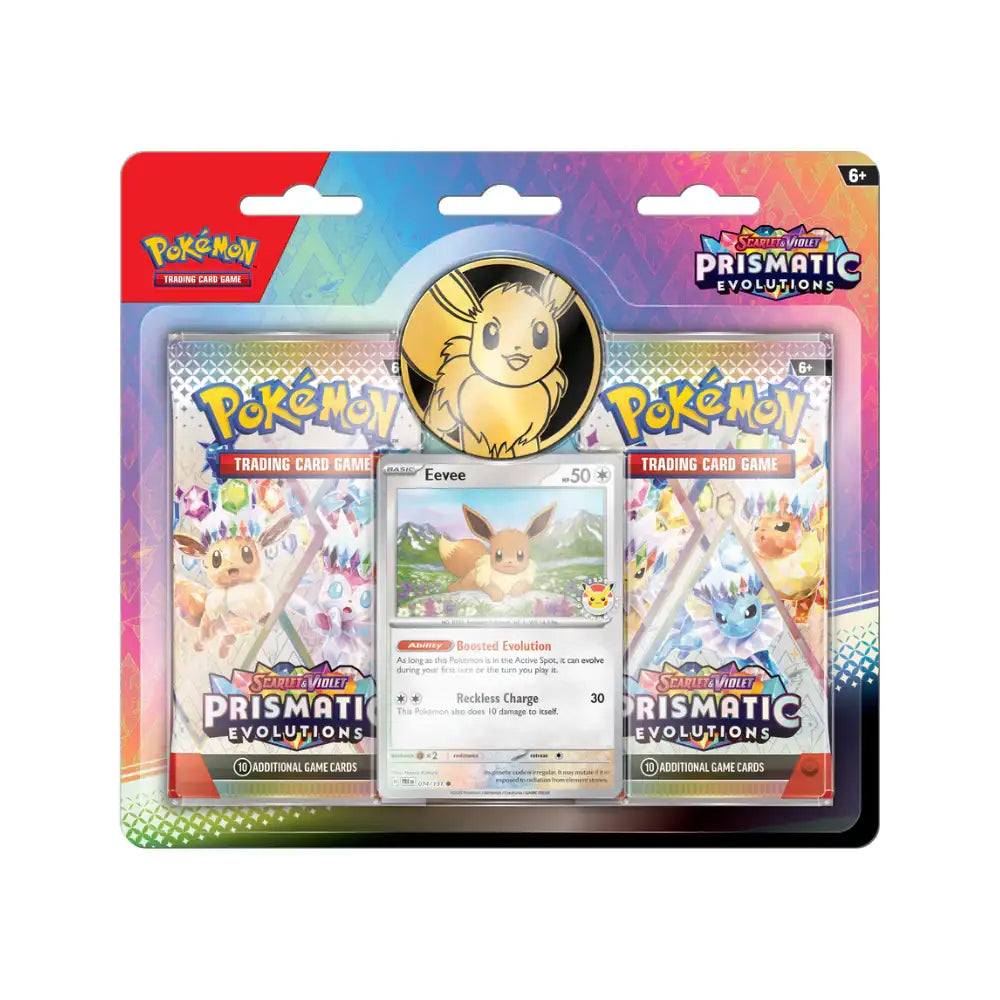 Pokémon Écarlate et Violet Évolutions Prismatiques Pack de 2 Blister