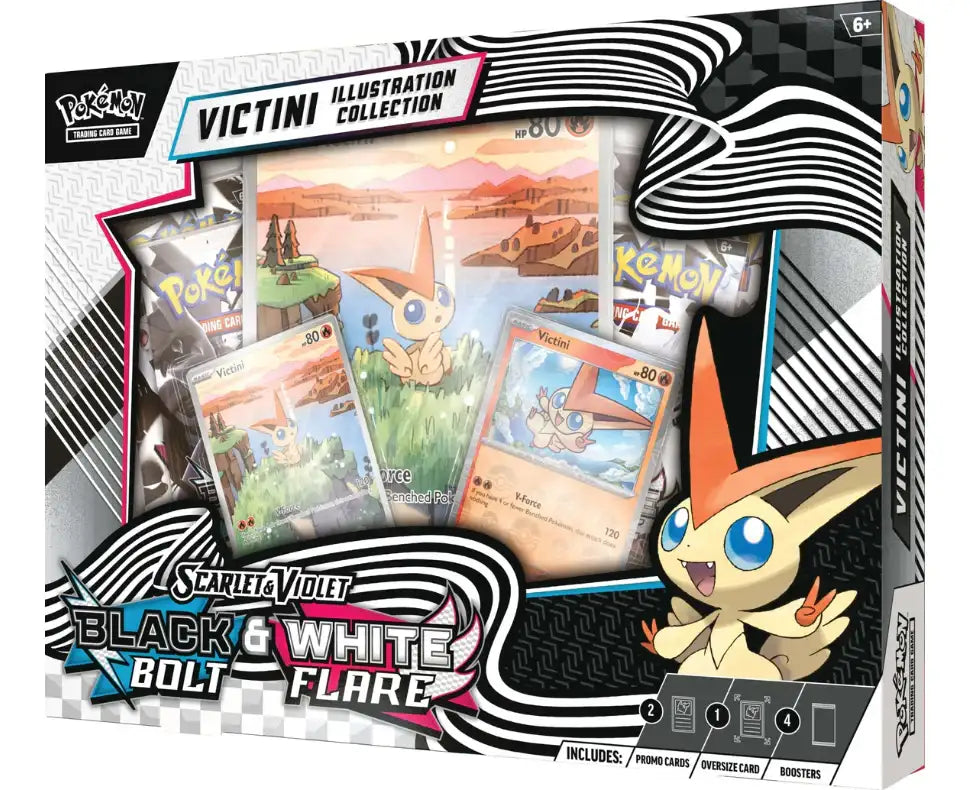 Pokémon TCG: Unova Victini Illustration Collection Box - Premier Trading Cards