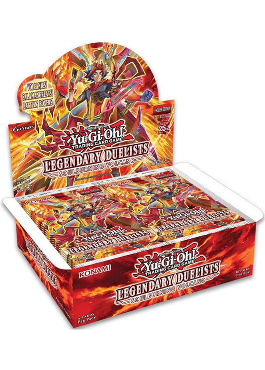 YUGIOH Legendary Duelists: Soulburning Volcano Booster Box - Premier Trading Cards