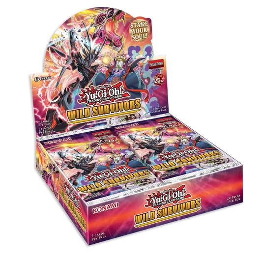 YuGiOh Organized Play (OP) Pack (200ct) Box: Wild Survivors