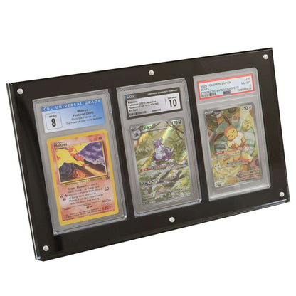 EVORETRO Acrylic Frame for PSA - 3 Slots - Premier Trading Cards