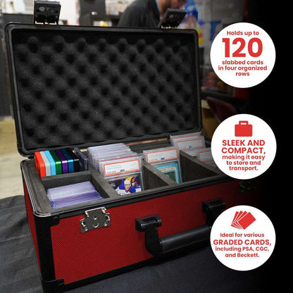 EVORETRO Graded Card Storage Box, TSA Lock - Premier Trading Cards