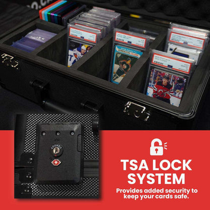 EVORETRO Graded Card Storage Box, TSA Lock - Premier Trading Cards