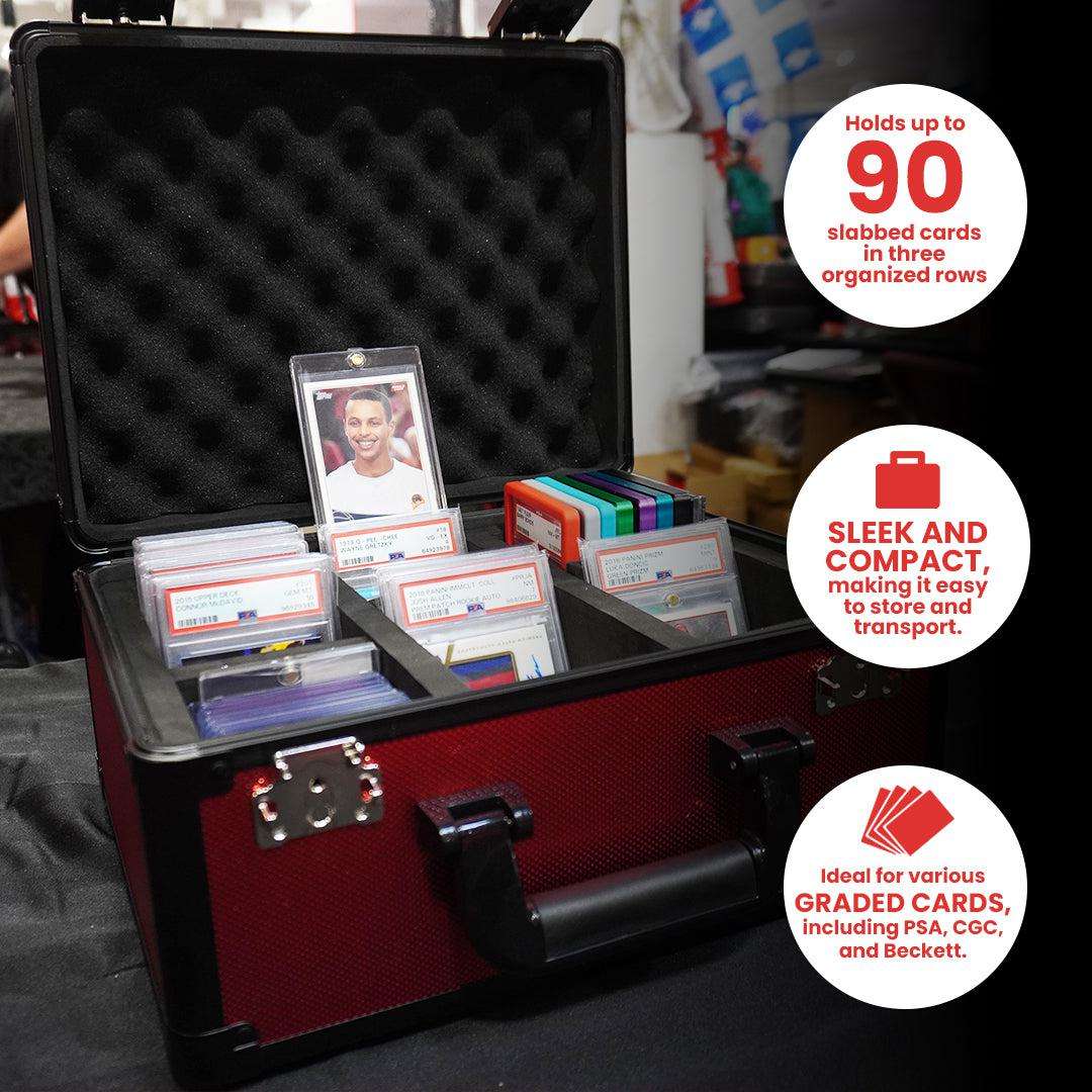 EVORETRO Graded Card Storage Box, TSA Lock - Premier Trading Cards