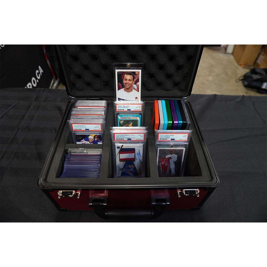 EVORETRO Graded Card Storage Box, TSA Lock - Premier Trading Cards
