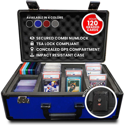 EVORETRO Graded Card Storage Box, TSA Lock - Premier Trading Cards