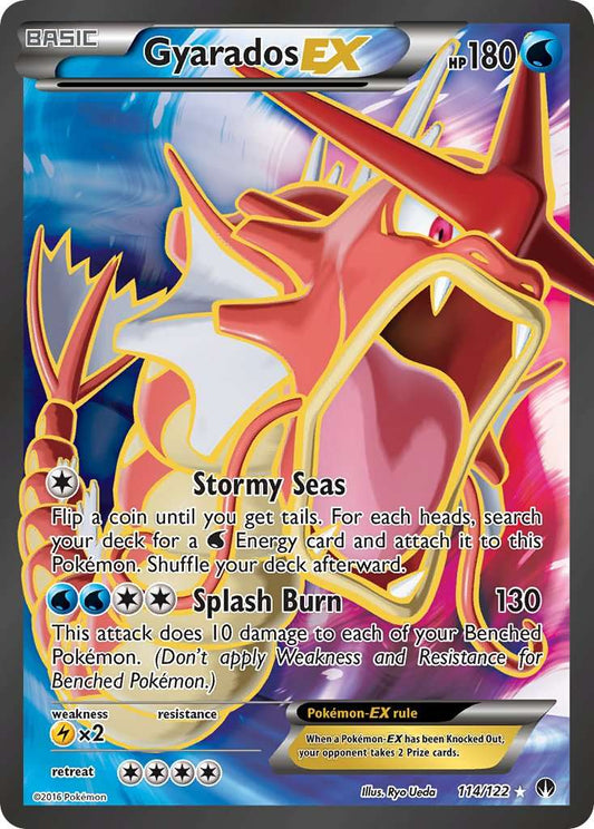 Gyarados EX - 114/122 - Full Art Shiny Rare BREAKpoint - Premier Trading Cards