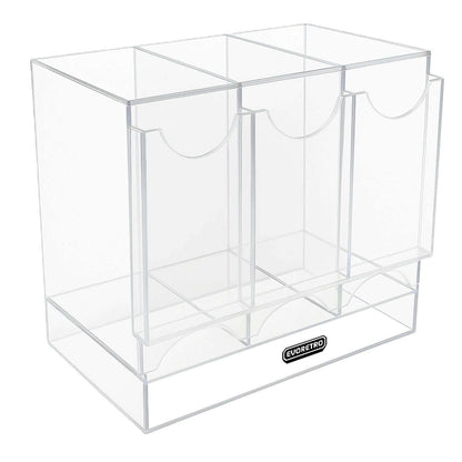 EVORETRO Acrylic Display Stand for Booster  DispenserPacks – Retail Counter Unit with Top Shelf - Premier Trading Cards