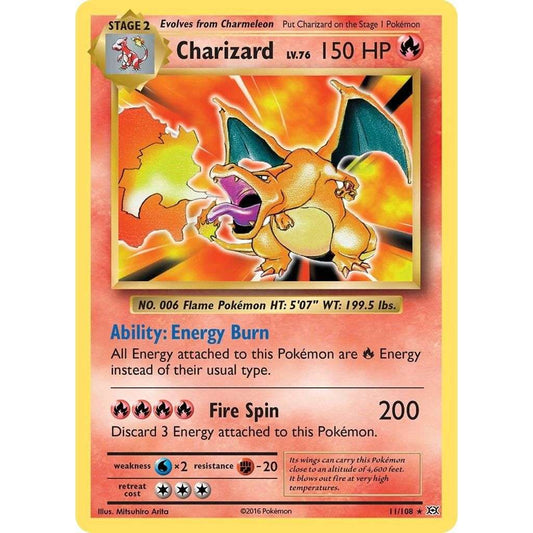 Charizard (11/108) (EVO) - PTC Collectibles