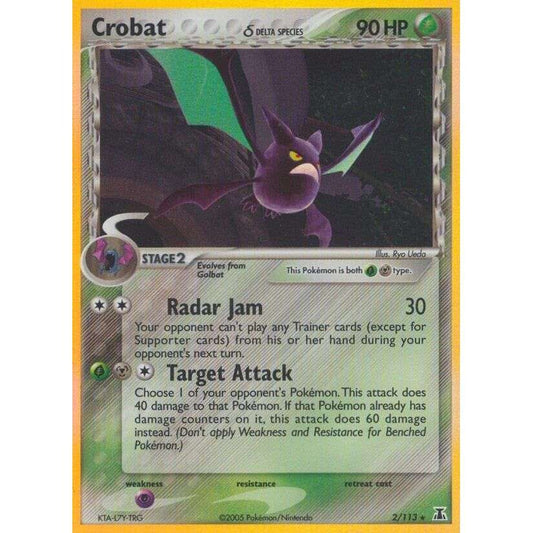 Crobat (Delta Species) (2/113) (DS) - PTC Collectibles