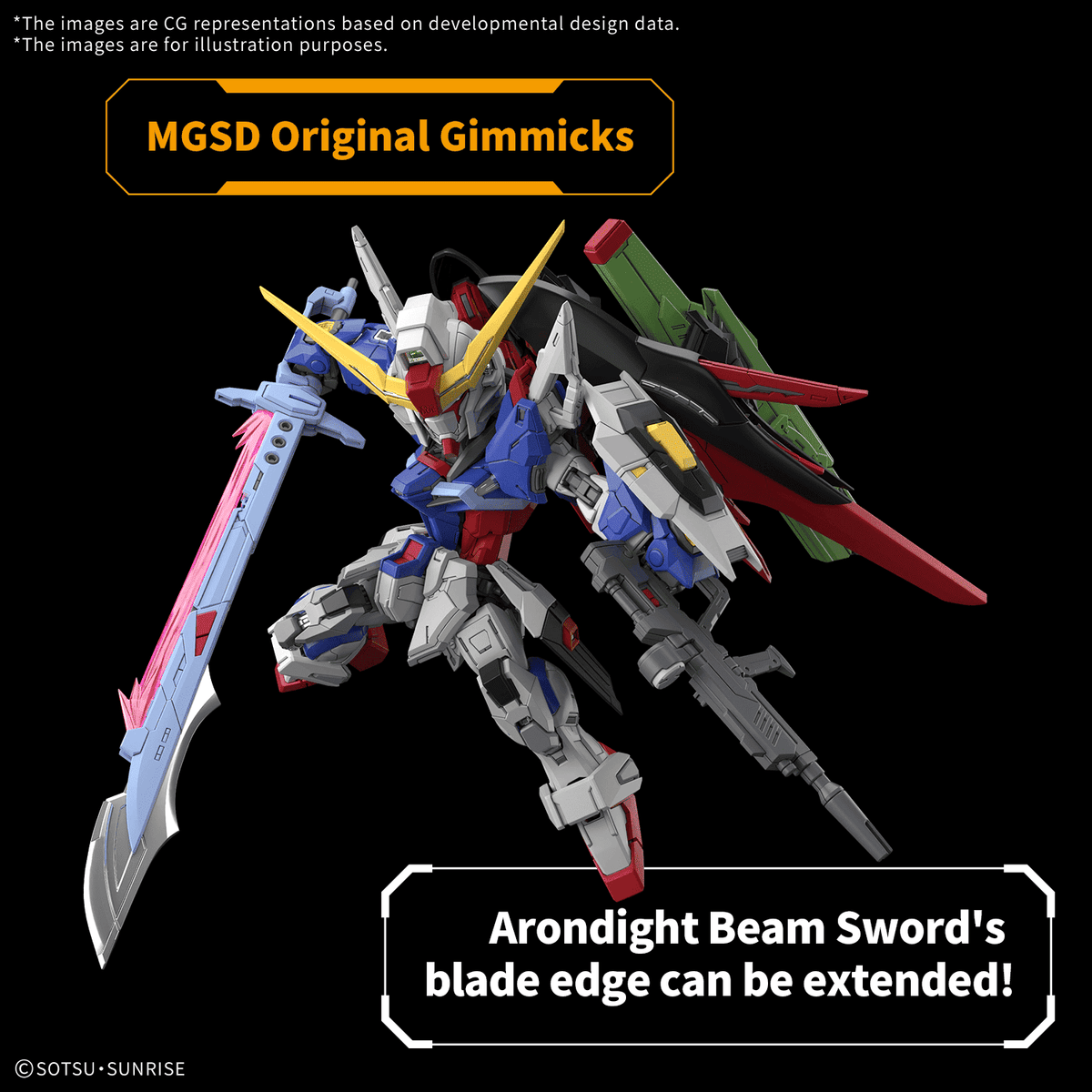 MGSD Destiny Gundam Plastic Model Kit