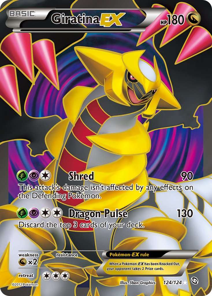 Giratina-EX - (124/124) Ultra Rare Pokemon Holofoil - Premier Trading Cards