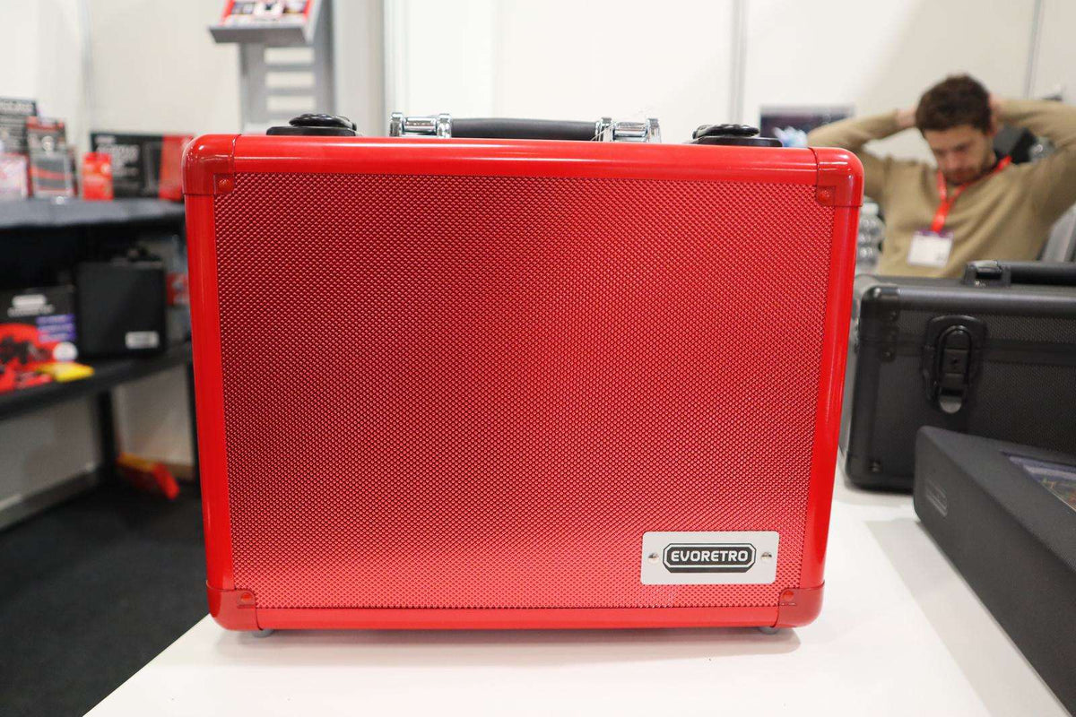 EVORETRO Graded Card Storage Box, TSA Lock - Premier Trading Cards