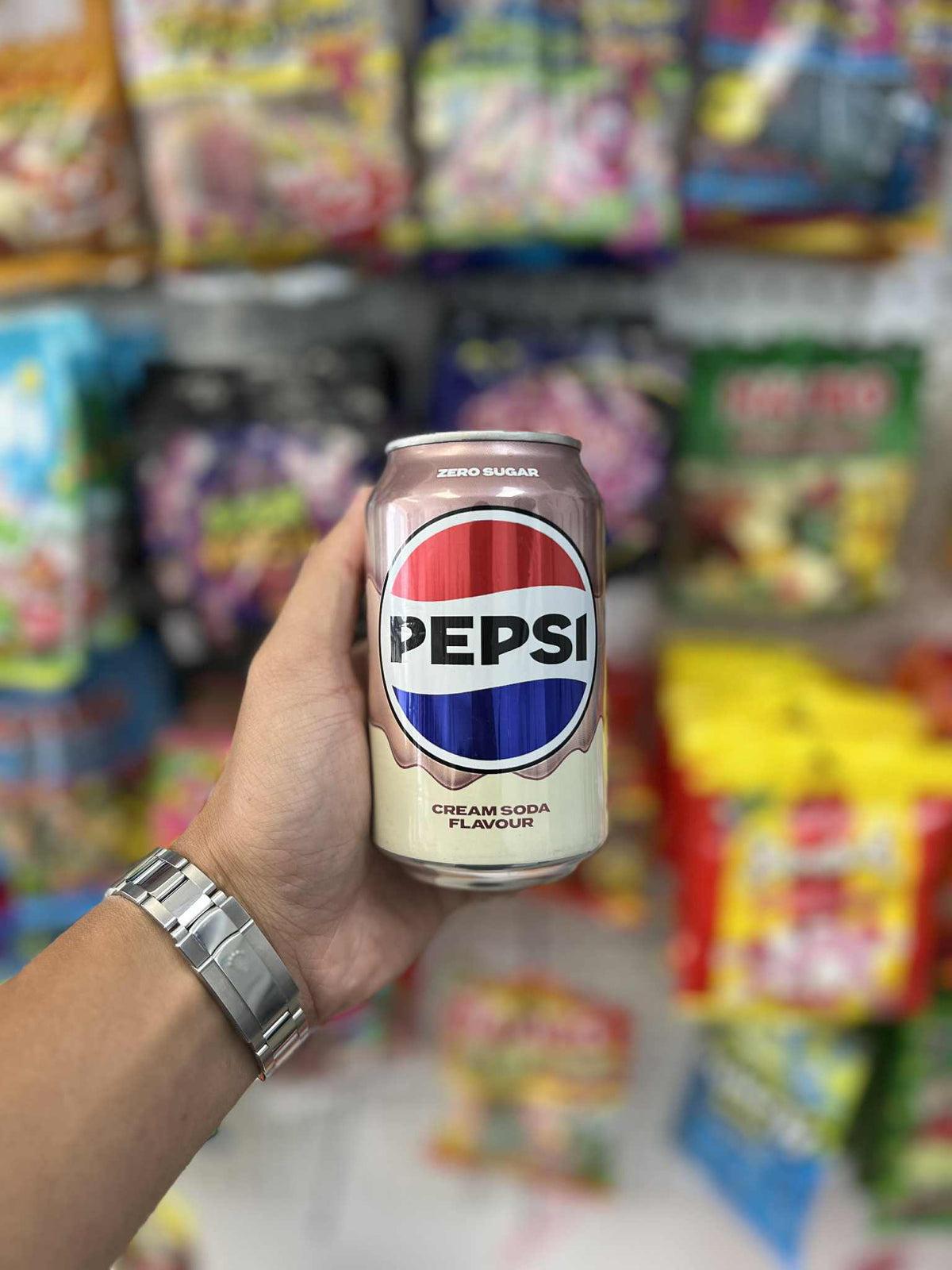 (UK) Pepsi Cream Soda Zero Sugar – 330mL