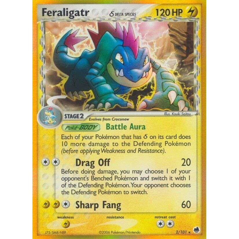 Feraligatr (Delta Species) (2/101) (DF) - PTC Collectibles