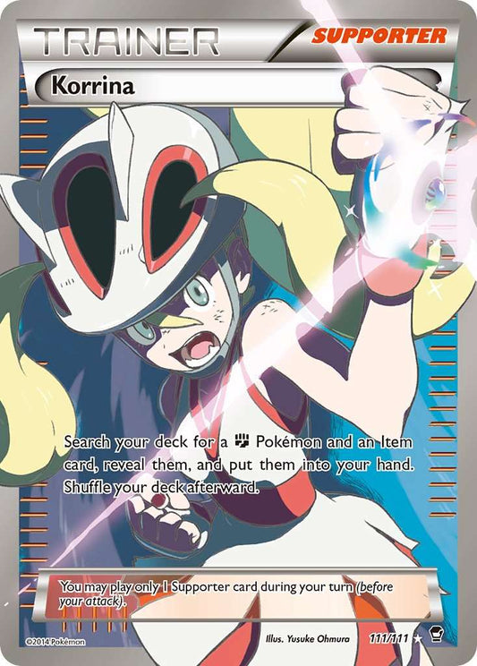 Korrina (111 Full Art) - XY - Furious Fists - Pokémon