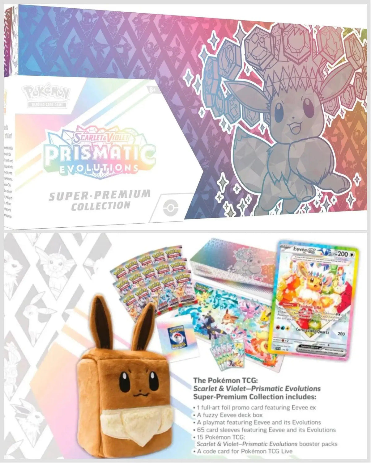 Pokémon TCG: Scarlet & Violet—Prismatic Evolutions Super-Premium Collection - Premier Trading Cards