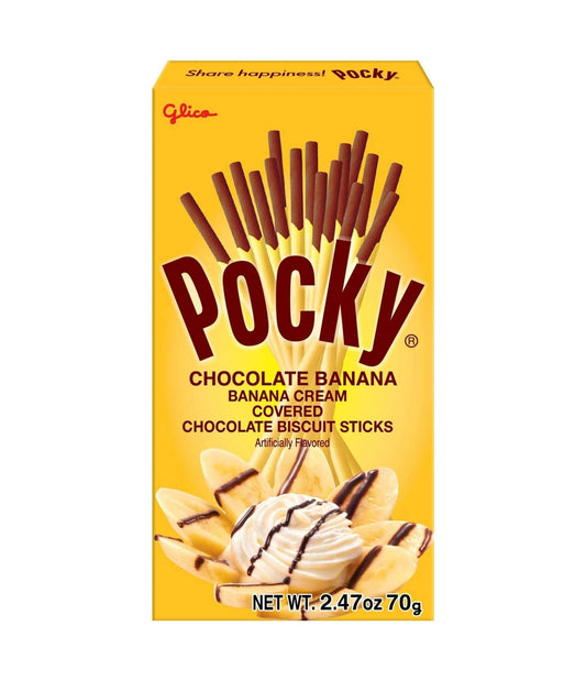 Glico - Pocky Chocolate Banana Biscuit Sticks Cream Coated 70g - PTC Collectibles
