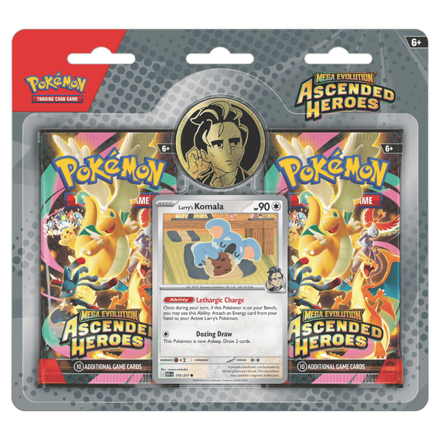 Pokémon TCG: ME2.5 Ascended Heroes 2-Pack Blister (WAVE 2 PRE-ORDER) - Premier Trading Cards