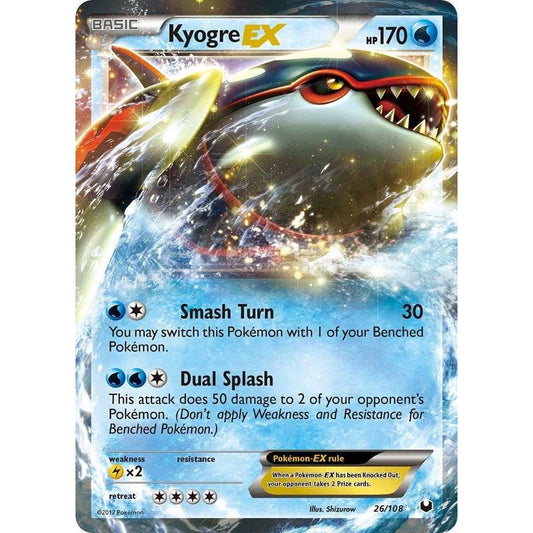 Kyogre EX (26/108) (DEX) - PTC Collectibles