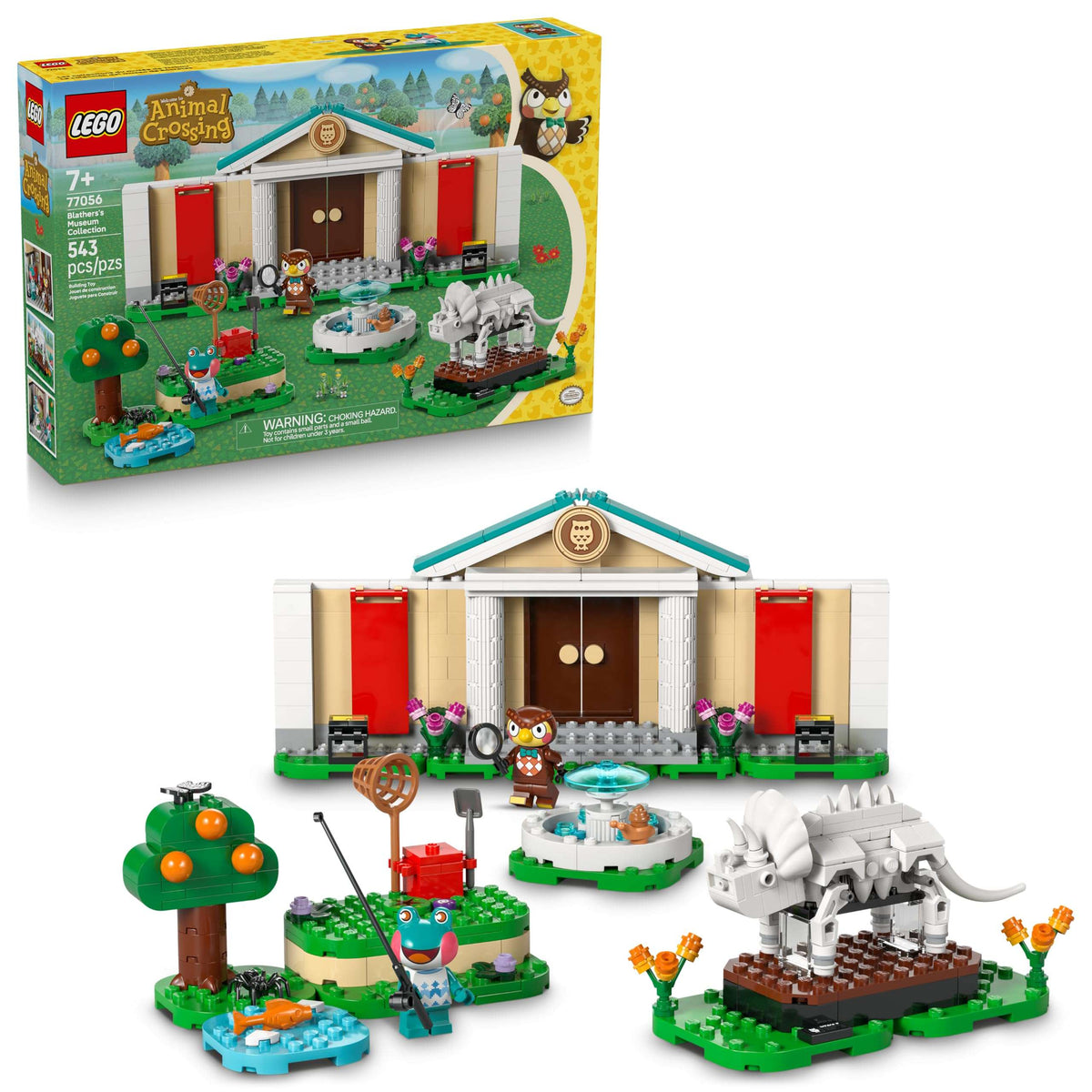 LEGO Animal Crossing Blathers’s Museum Collection Building Toy - Pretend Play Set W/2 Toy Minifigures for Girls & Boys, Ages 7+ - Building Blocks for Kids - Gift Idea for Birthdays & Gamers - 77056 🍁 All In One Marketplace Canada - PTC Collectibles