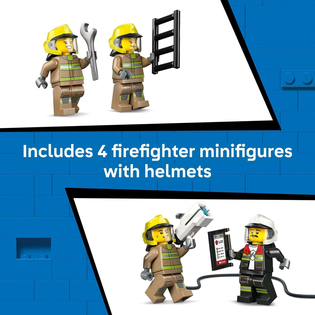 LEGO City Airport Fire Truck Kids Building Toy - Pretend Play Emergency Vehicle for Boys & Girls, Ages 7+ - Fire Engine Toy W/ 4 Firefighter Minifigures - Gift Idea for Birthdays - 60499 🍁 All In One Marketplace Canada - PTC Collectibles