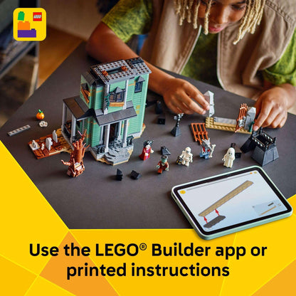 LEGO Creator 3 in 1 Haunted Mansion Building Toy for Kids - Halloween Building Blocks & Learning Toy for Girls & Boys, Ages 9+ - Build a Haunted House, Train, or Ship - Gift for Birthdays - 31167 🍁 All In One Marketplace Canada - PTC Collectibles