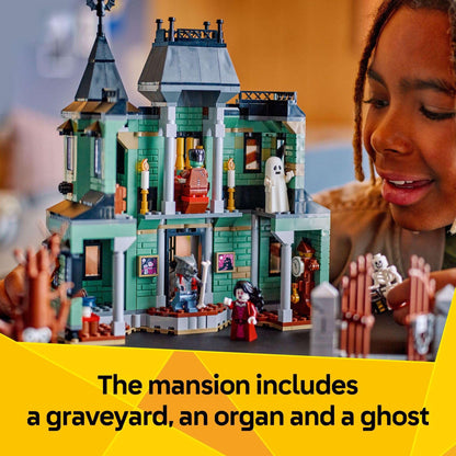 LEGO Creator 3 in 1 Haunted Mansion Building Toy for Kids - Halloween Building Blocks & Learning Toy for Girls & Boys, Ages 9+ - Build a Haunted House, Train, or Ship - Gift for Birthdays - 31167 🍁 All In One Marketplace Canada - PTC Collectibles