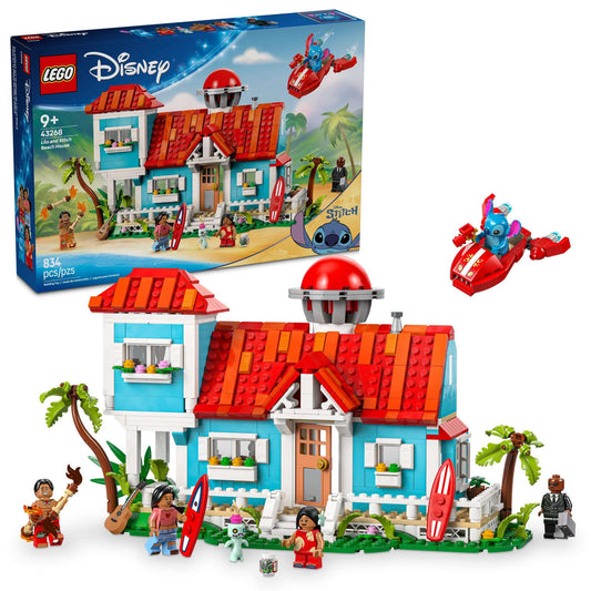 LEGO Disney Lilo and Stitch Beach House Toy - Building Playset for Kids, Girls and Boys, Ages 9+ - Includes 5 Minifigures - Disney Gift Idea for Fans of Lilo & Stitch Movie - 43268 🍁 All In One Marketplace Canada - PTC Collectibles