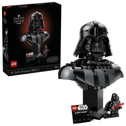 LEGO Star Wars Darth Vader Bust - Collectible Building Set for Adults, Ages 18+ - Star Wars Gift for Men & Women - with Darth Vader Minifigure - Bedroom or Shelf Decor - 75439 🍁 All In One Marketplace Canada - PTC Collectibles