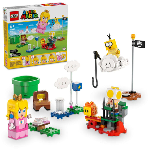 LEGO Super Mario Adventures with Interactive Peach Princess Toy, Super Mario Playset for Kids, Yellow Toad Figure, Nintendo Toy Gift for Girls, Boys and Any Gamers Ages 6 and Up, 71441 🍁 All In One Marketplace Canada - PTC Collectibles