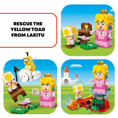 LEGO Super Mario Adventures with Interactive Peach Princess Toy, Super Mario Playset for Kids, Yellow Toad Figure, Nintendo Toy Gift for Girls, Boys and Any Gamers Ages 6 and Up, 71441 🍁 All In One Marketplace Canada - PTC Collectibles