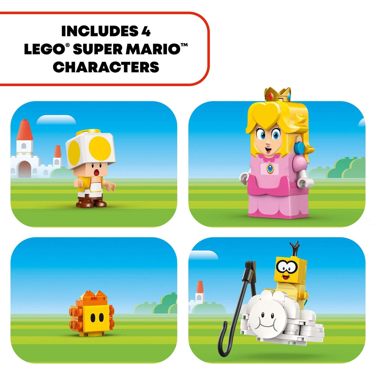 LEGO Super Mario Adventures with Interactive Peach Princess Toy, Super Mario Playset for Kids, Yellow Toad Figure, Nintendo Toy Gift for Girls, Boys and Any Gamers Ages 6 and Up, 71441 🍁 All In One Marketplace Canada - PTC Collectibles
