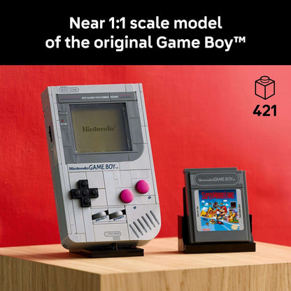 LEGO Super Mario Game Boy - Retro Building Sets for Adults, Ages 18+ - Gifts for Birthdays - Collectible Model with Game Paks and Display Stand - 72046 🍁 All In One Marketplace Canada - PTC Collectibles