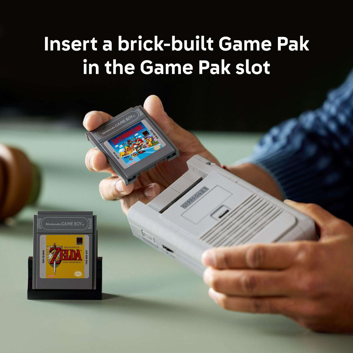 LEGO Super Mario Game Boy - Retro Building Sets for Adults, Ages 18+ - Gifts for Birthdays - Collectible Model with Game Paks and Display Stand - 72046 🍁 All In One Marketplace Canada - PTC Collectibles