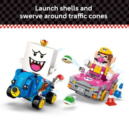 LEGO Super Mario: Mario Kart – Wario & King Boo Building Toy for Kids - Buildable Car Toys W/Drifting Action for Boys & Girls, Ages 8+ - Pretend Play Gift Idea for Birthdays & Any Gaming Fans - 72038 🍁 All In One Marketplace Canada - PTC Collectibles